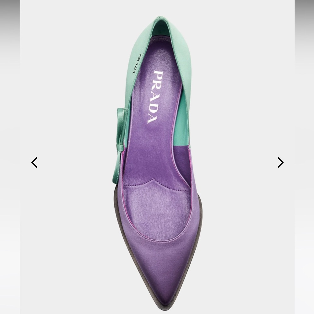Prada Pink and Green Women's Heels authentic - Picture 2 of 5